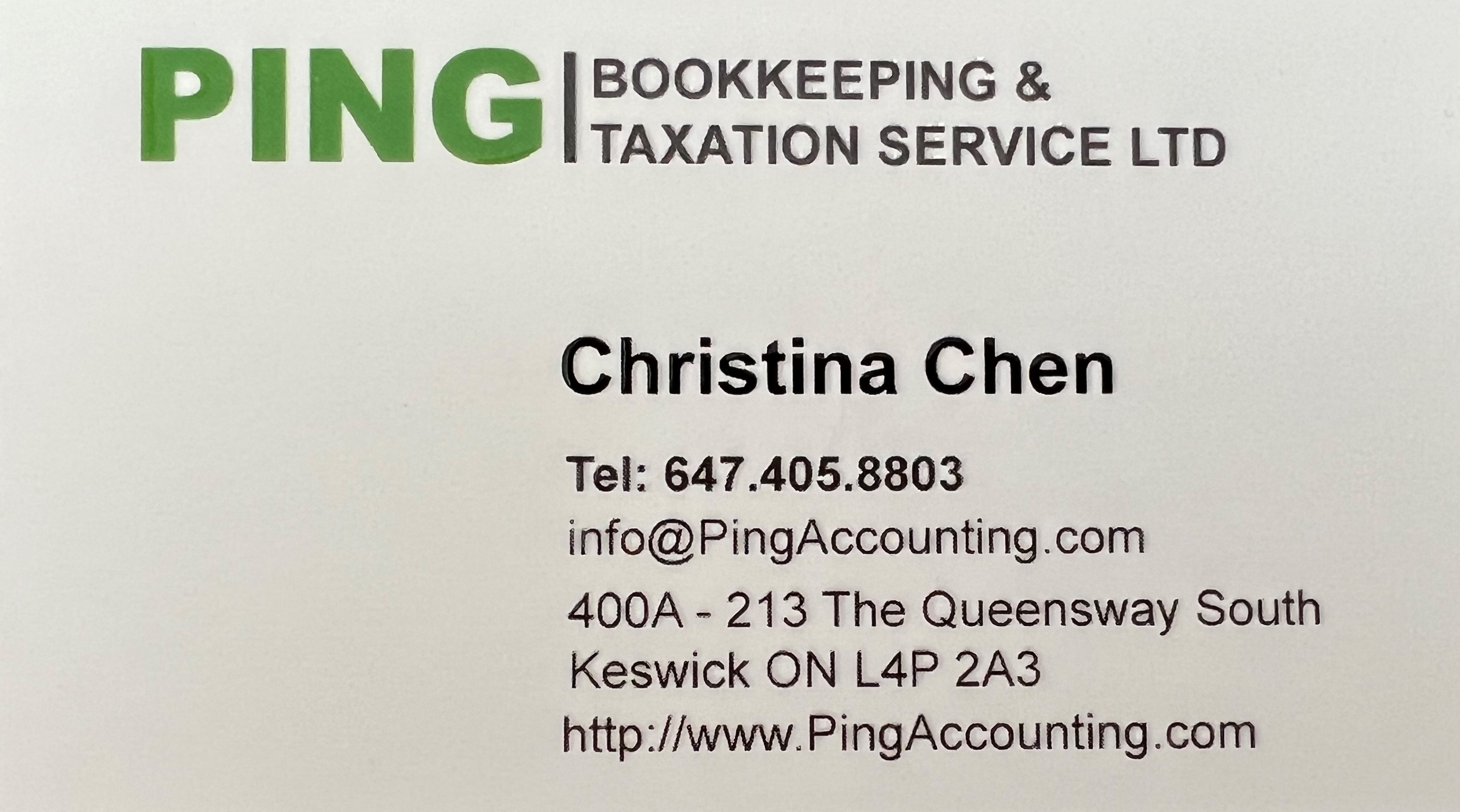 Logo-Ping Bookeeping and Taxation Services